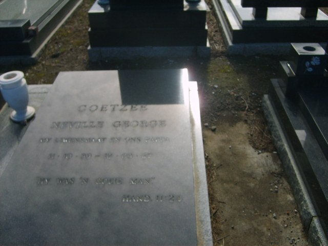 COETZEE Neville George