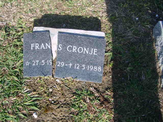 CRONJE Frans 1029-1988