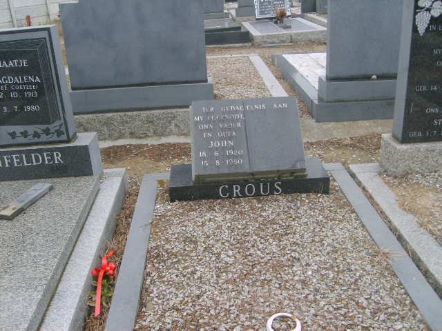 CROUS John 1920-1980