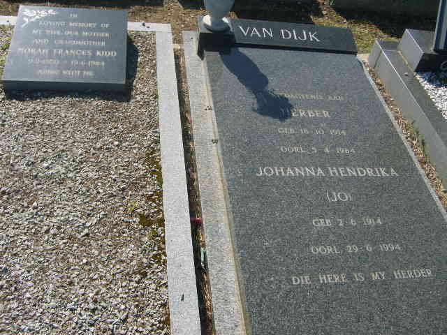 DIJK Herber, van 1914-1984 &amp; Johanna Hendrika 1914-1994