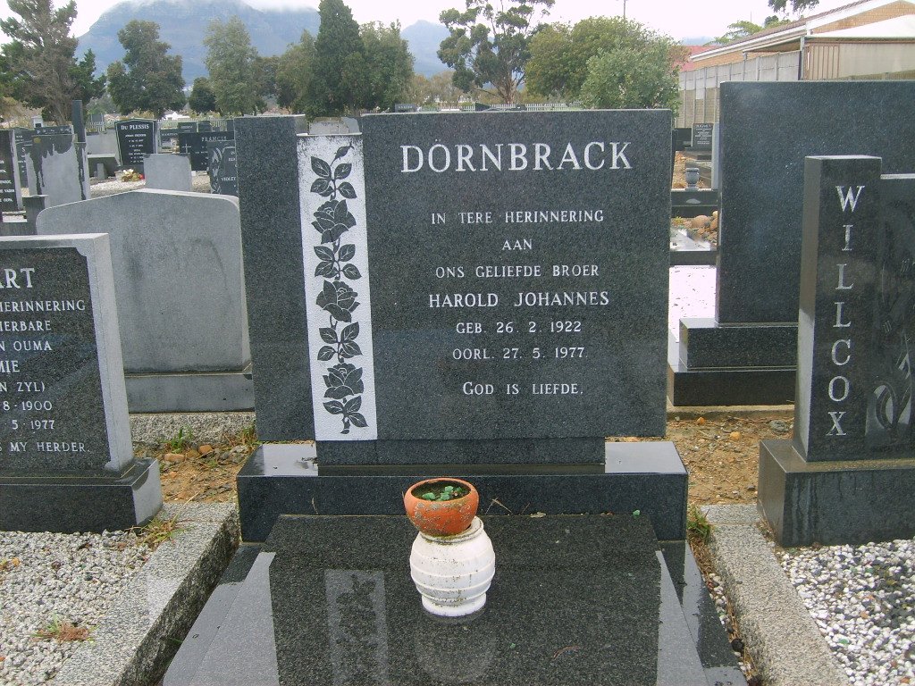 DORNBRACK Harold Johannes 1922-1977