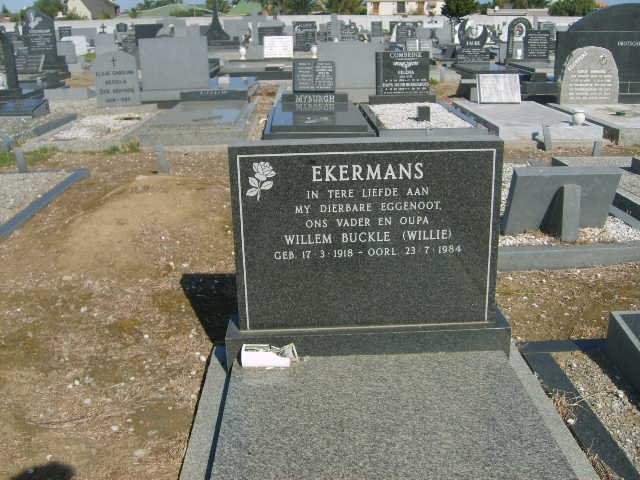 EKERMANS Willem Buckle 1918-1984