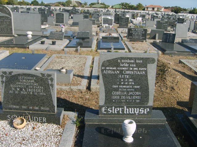 ESTERHUYSE Adriaan Christiaan 1911-1976 &amp; Cebella Jacoba DE VILLIERS 1911-?