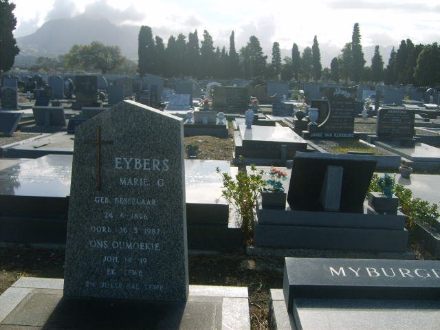 EYBERS Marie G. nee BESSELAAR 1896-1987
