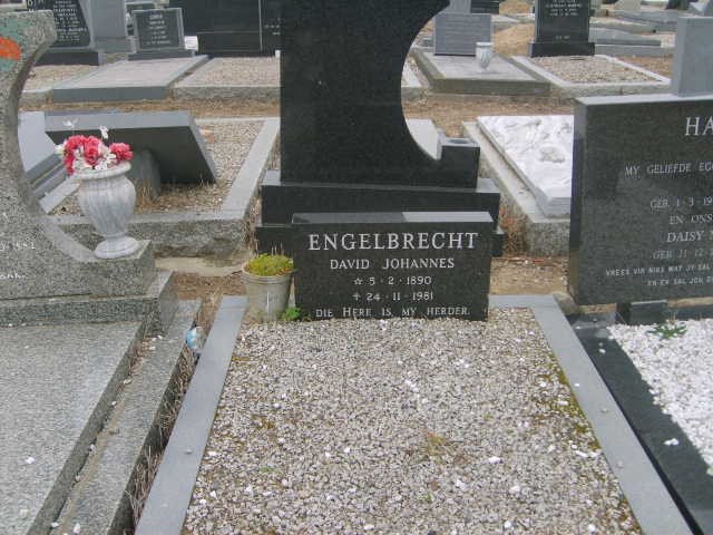 ENGELBRECHT David Johannes 1890-1981
