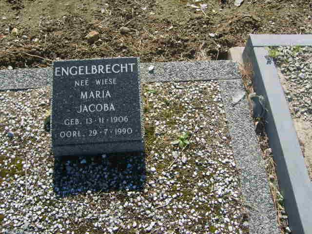 ENGELBRECHT Maria Jacoba nee WIESE 1906-1990
