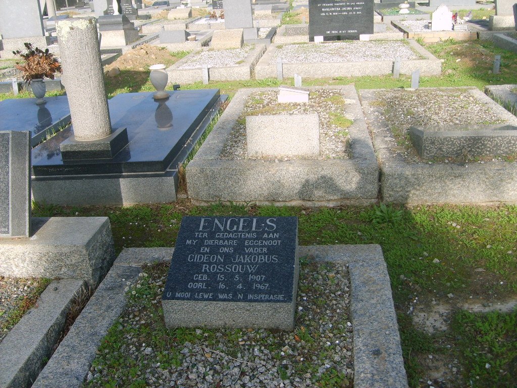 ENGELS Gideon Jakobus Rossouw 1907-1967