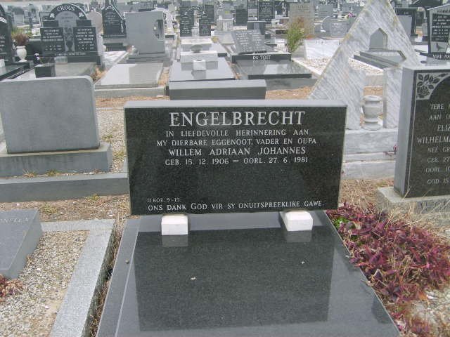 ENGELBRECHT Willem Adriaan Johannes 1906-1981