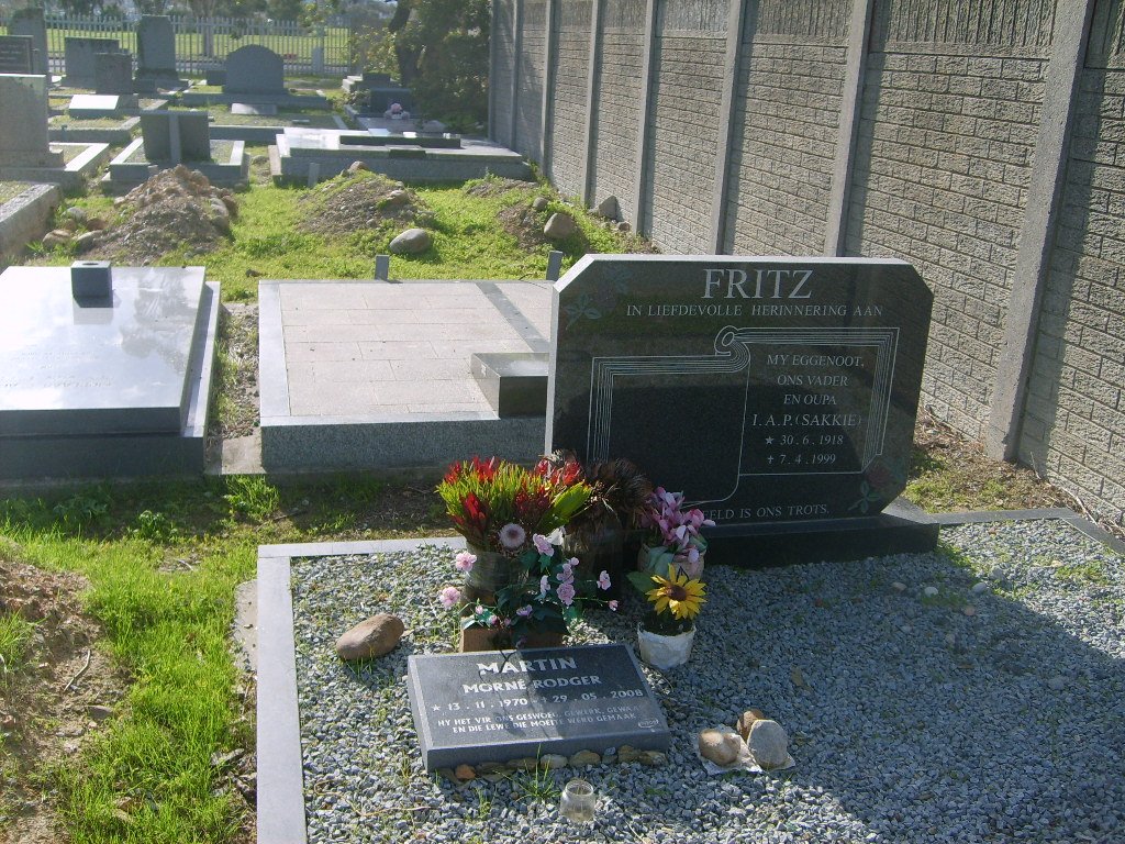 FRITZ L.A.P. 1918-1999 :: MARTIN Morne Rodger 1970-2008