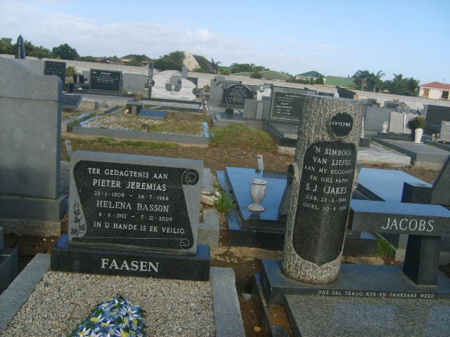 FAASEN Pieter Jeremias 1904-1986 &amp; Helena Basson 1912-2005
