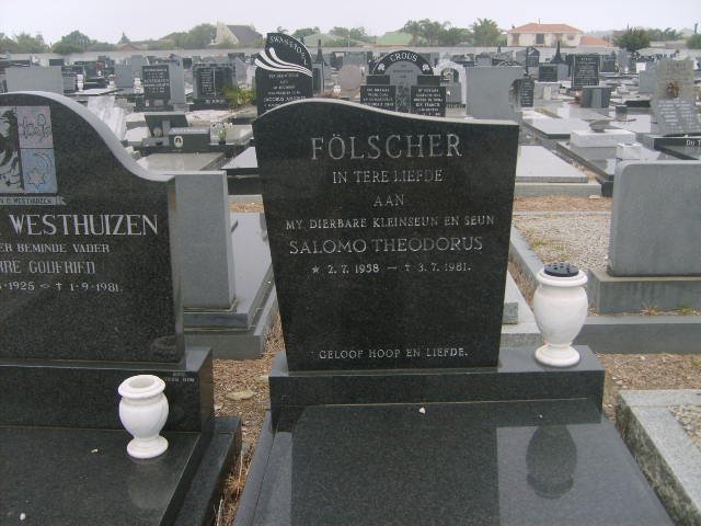 FOLSCHER Salomo Theodorus 1958-1981