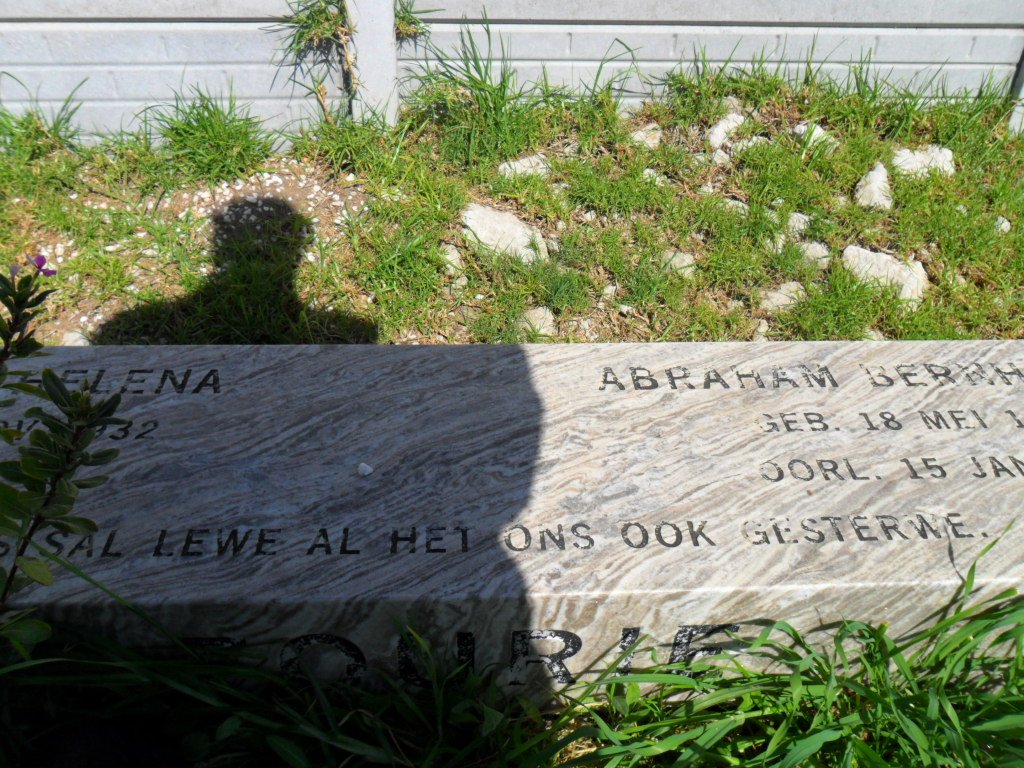 FOURIE Abraham Bernhardus 1930-2001 &amp; Hester Helena 1932-