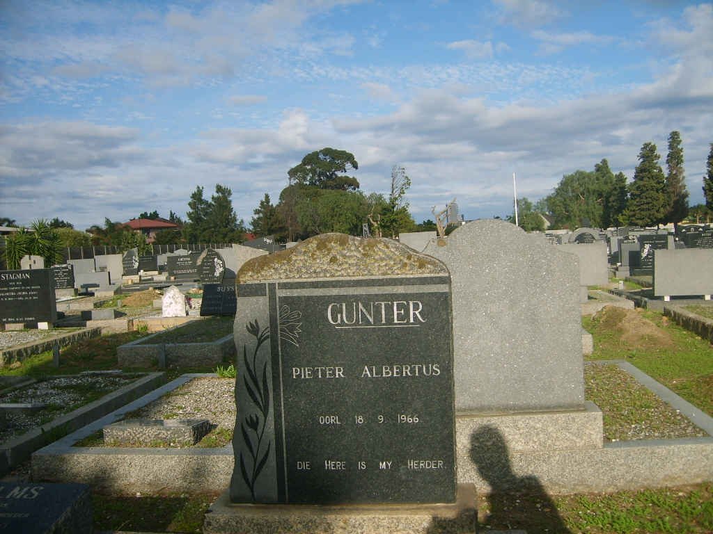 GUNTER Pieter Albertus -1966