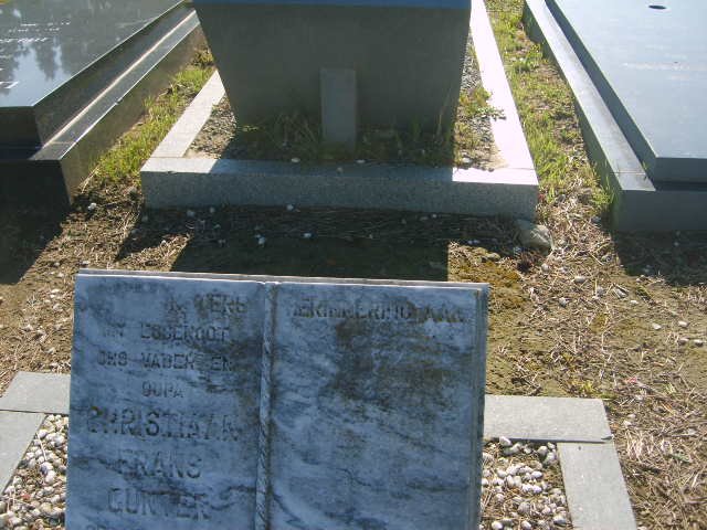 GUNTER Christiaan Frans