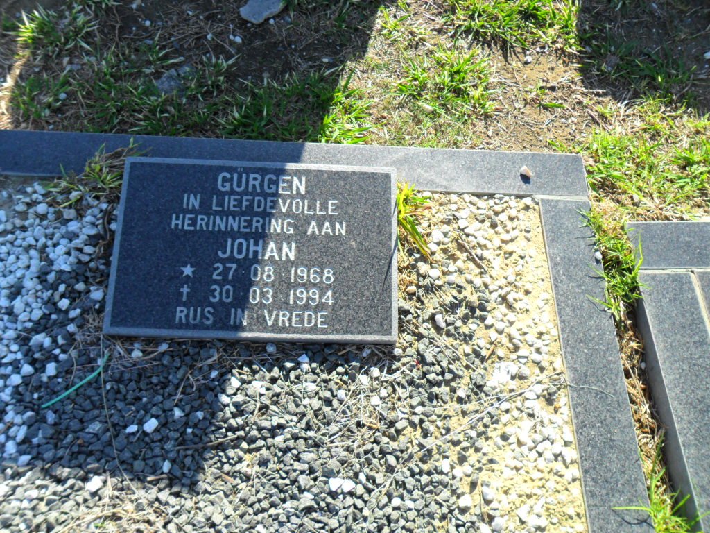 GÜRGEN Johan 1968-1994