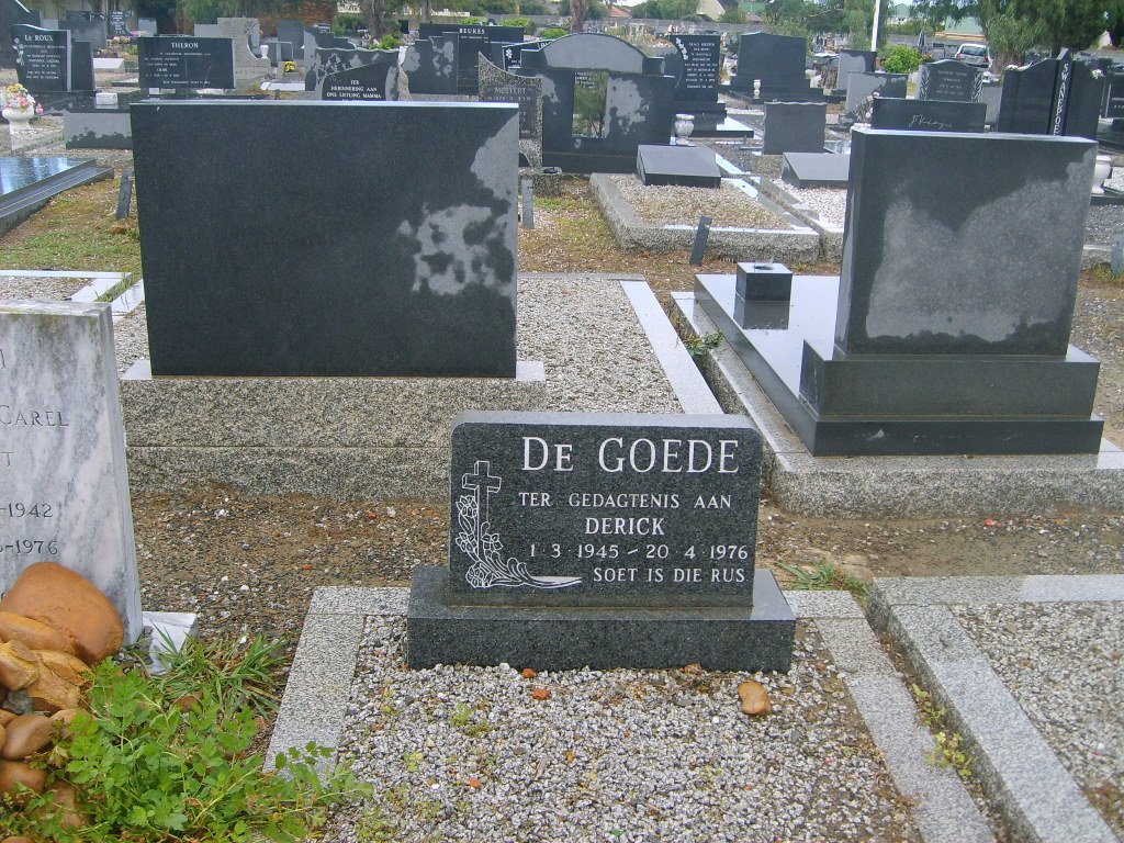 GOEDE Derick, de 1945-1976