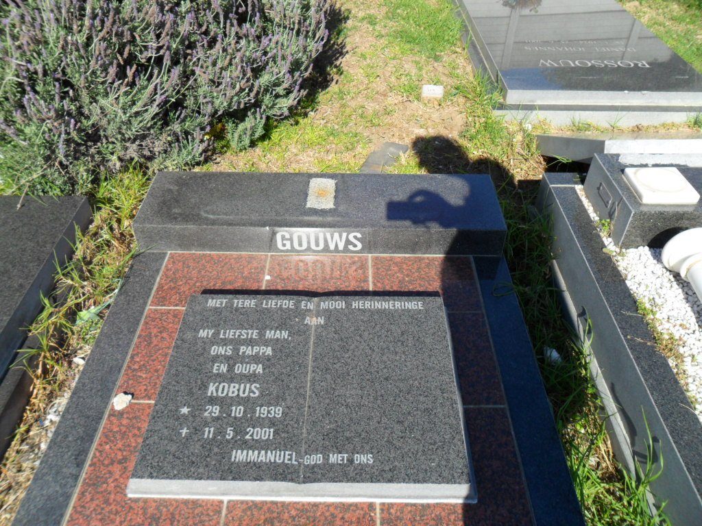 GOUWS Kobus 1939-2001