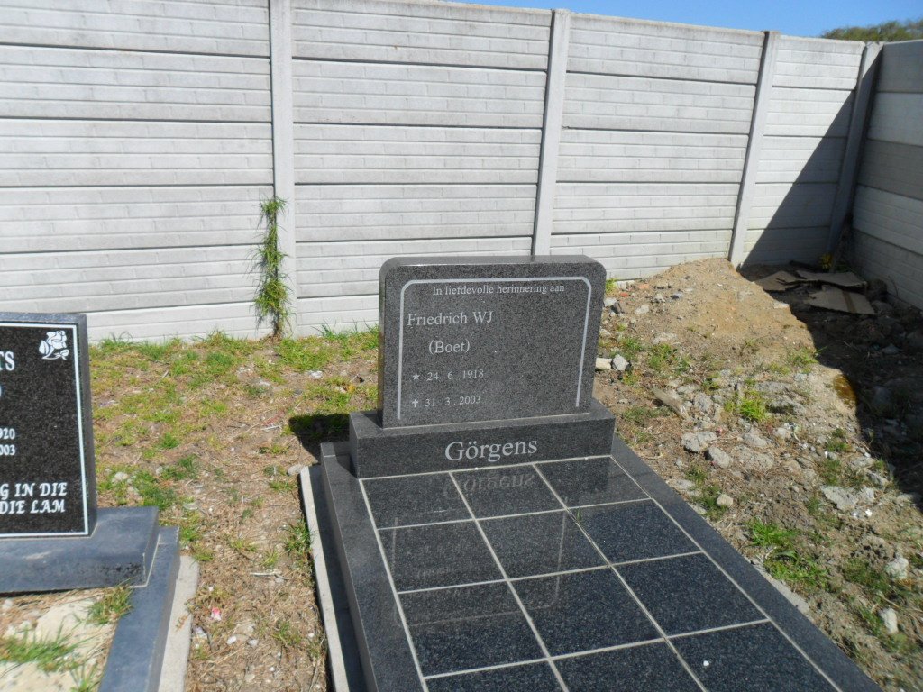 GÖRGENS Friedrich W.J.1918-2003