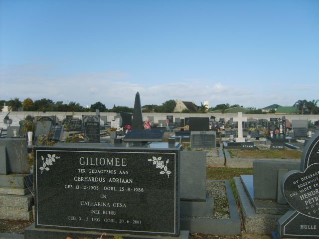GILIOMEE Gerhardus Adriaan 1903-1986 &amp; Catharina Desa BUHR 1903-2001