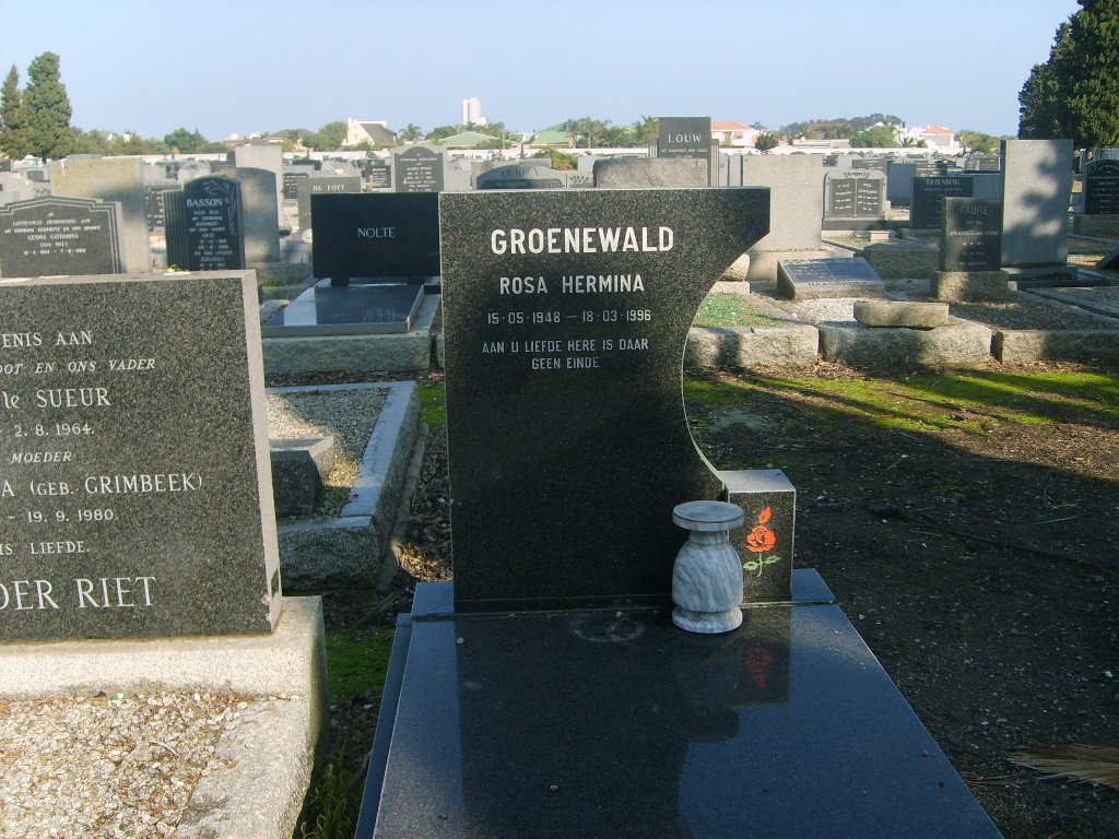 GROENEWALD Rosa Hermina 1948-1996