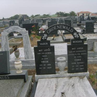 GROENEWALD Vrede 1918-2003 &amp; Cobie VIVIER 1919-1983