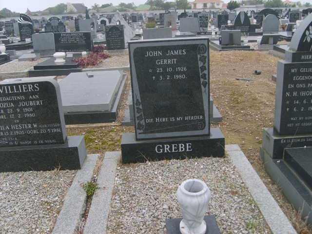 GREBE John James Gerrit 1926-1980