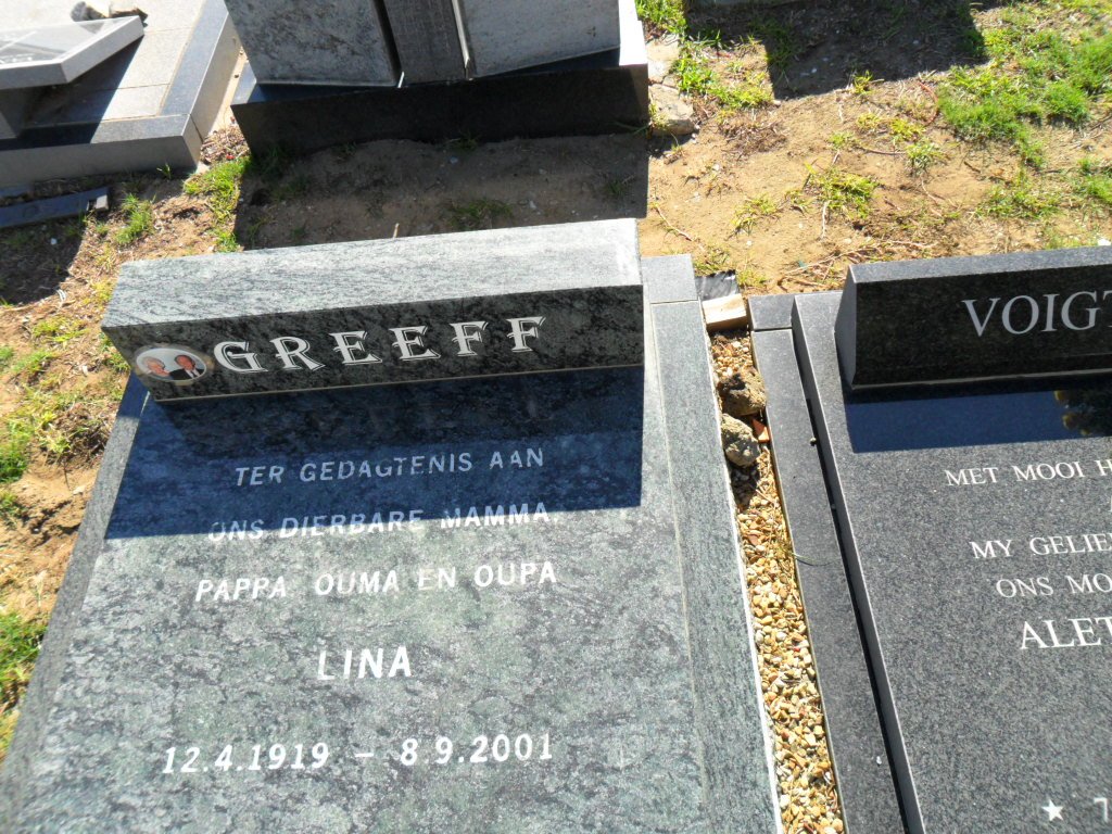 GREEFF Lina 1919-2001
