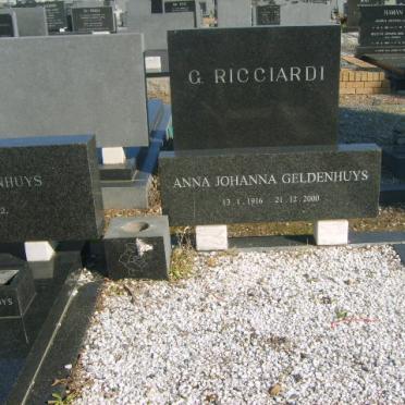 GELDENHUYS Anna Johanna 1916-2000