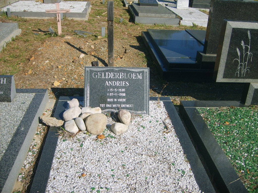 GELDERBLOEM Andries 1930-1998