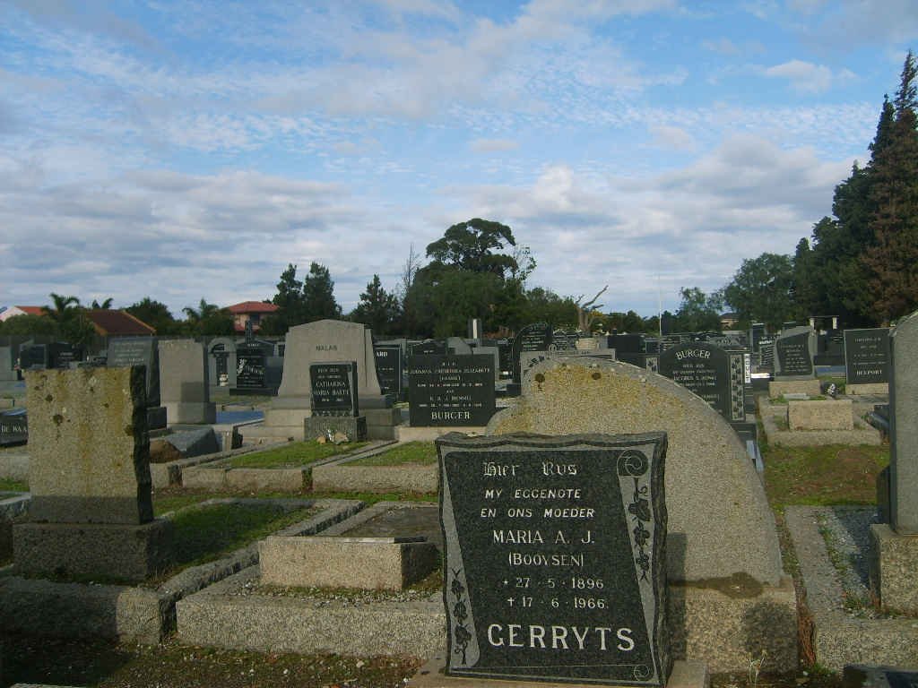 GERRYTS Maria A.J. nee BOOYSEN 1896-1966