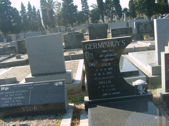 GERMISHUYS Calie 1921-1975 &amp; Nellie 1919-2001