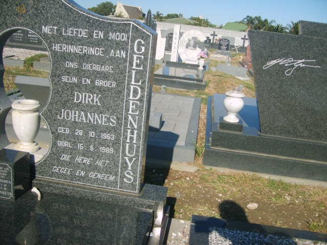 GELDENHUYS Dirk Johannes 1963-1989