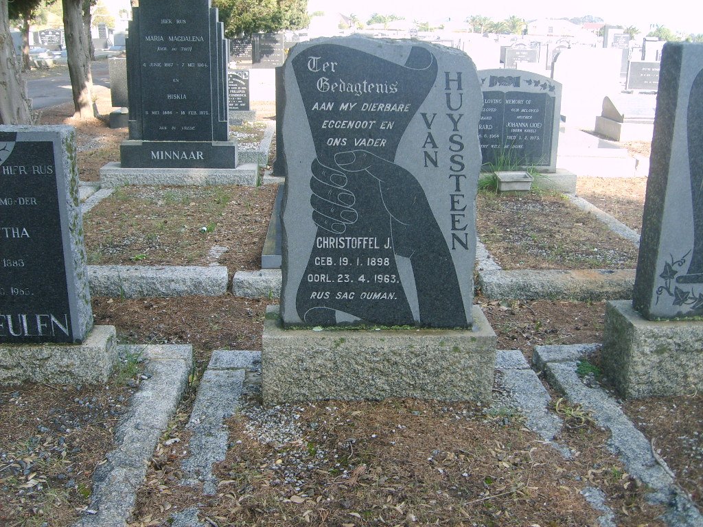 HUYSSTEEN Christoffel J., van 1898-1963
