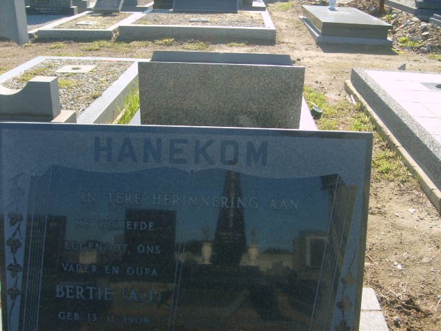 HANEKOM A.J. 1908-
