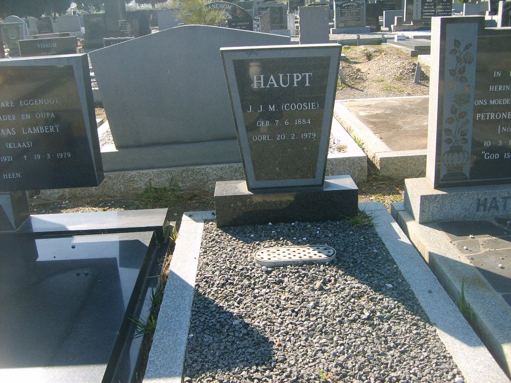 HAUPT J.J.M. 1884-1979