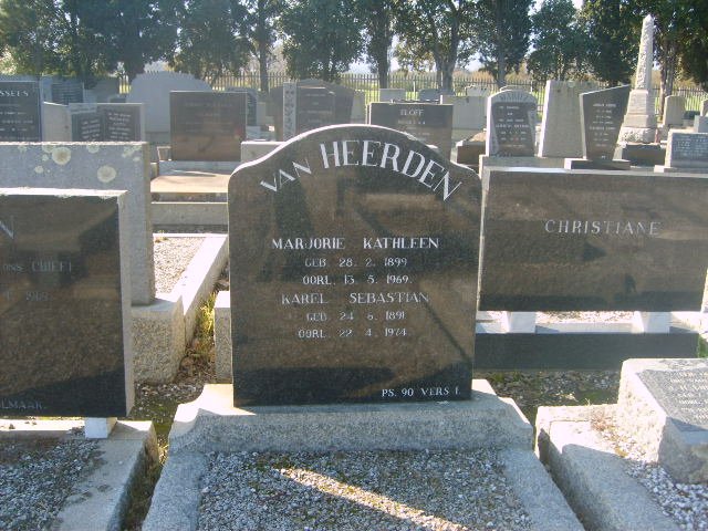 HEERDEN Karel Sebastian, van 1891-1974 &amp; Marjorie Kathleen 1899-1969