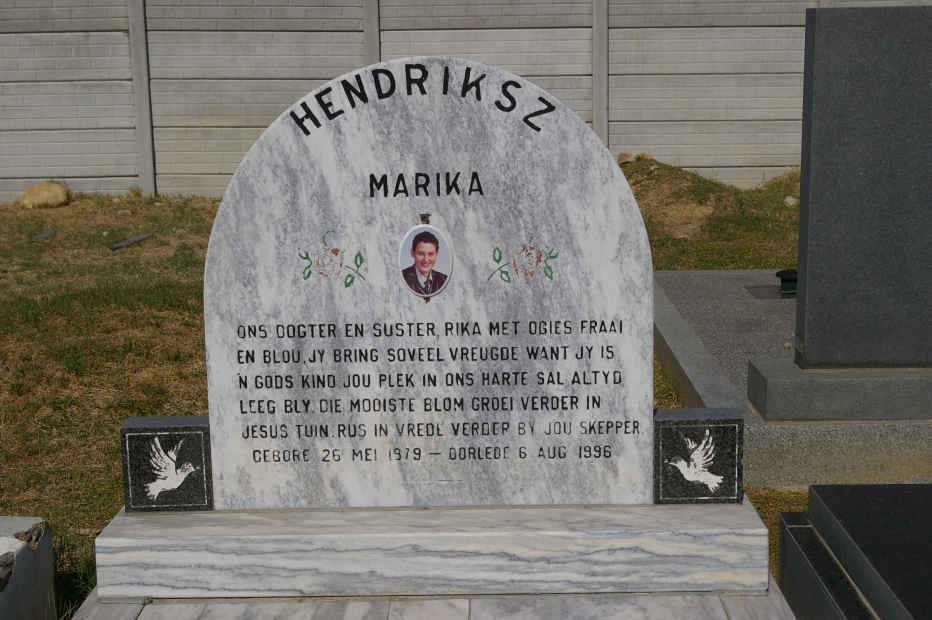 HENDRIKSZ Marika 1979-1996