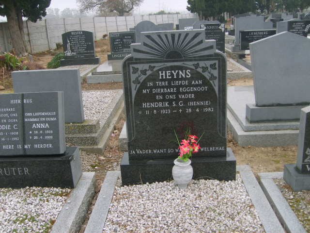 HEYNS Hendrik S.G. 1923-1982