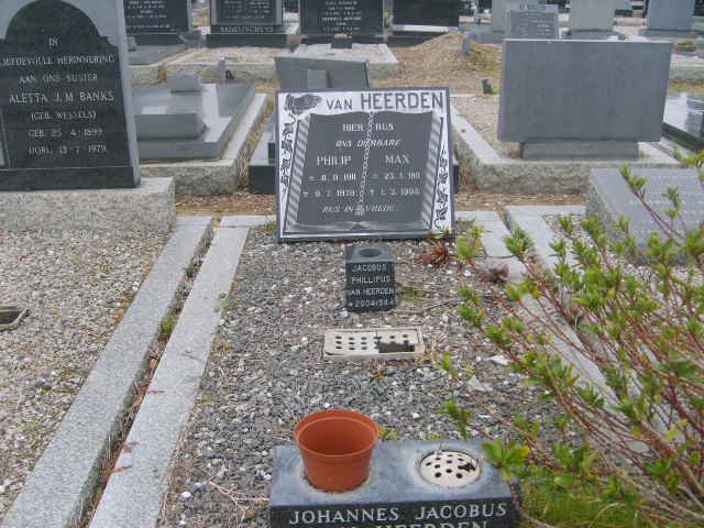 HEERDEN Philip, van 1911-1979 &amp; Max 1911-1994 :: VAN HEERDEN Johannes Jacobus 1935-1982 :: VAN HEERDEN Jacobus Philippus
