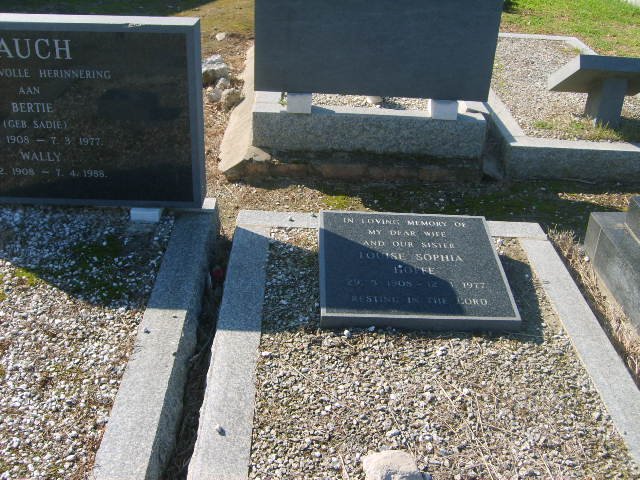 HOPFE Louise Sophia 1908-1977