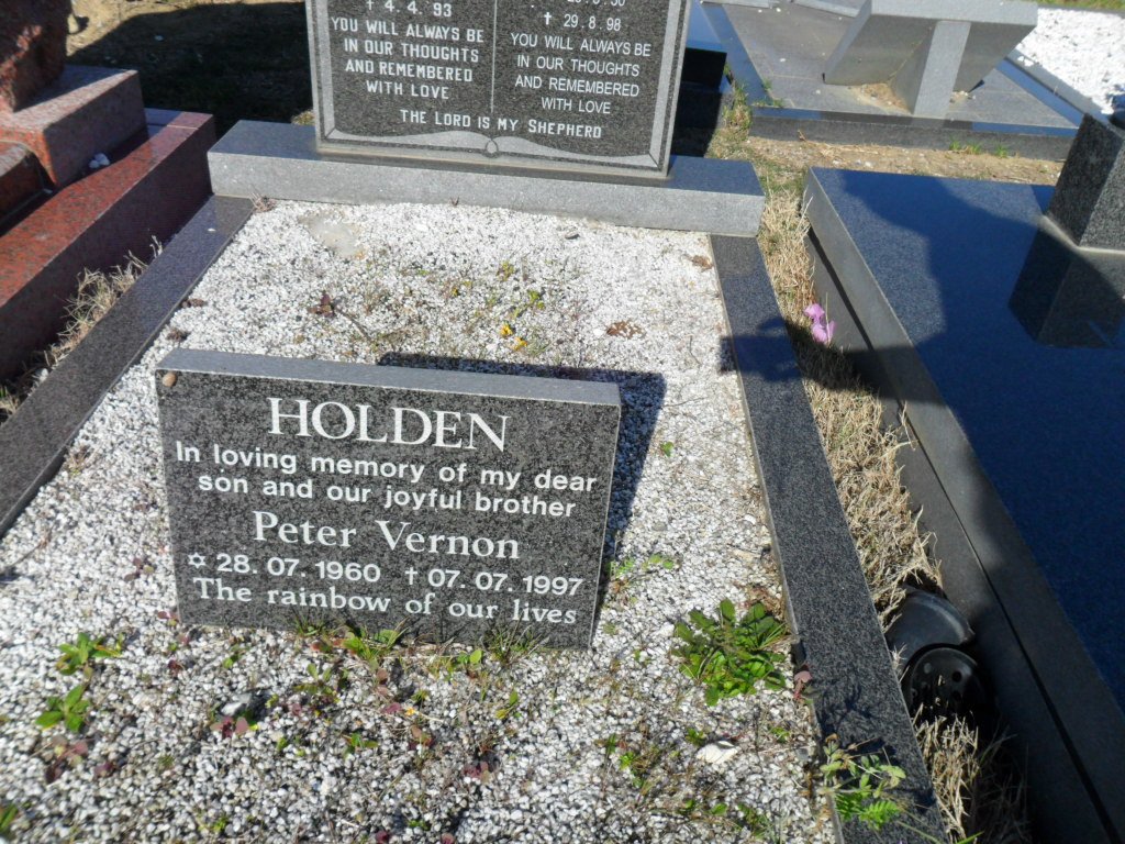 HOLDEN Peter Vernon 1960-1997