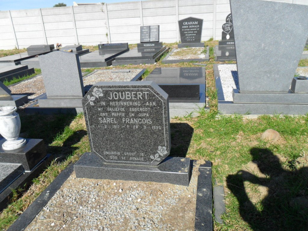 JOUBERT Sarel Francois 1917-1995