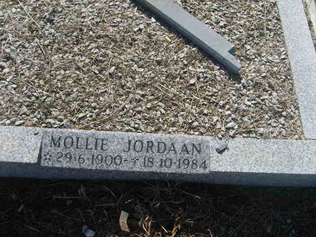 JORDAAN Mollie 1900-1984
