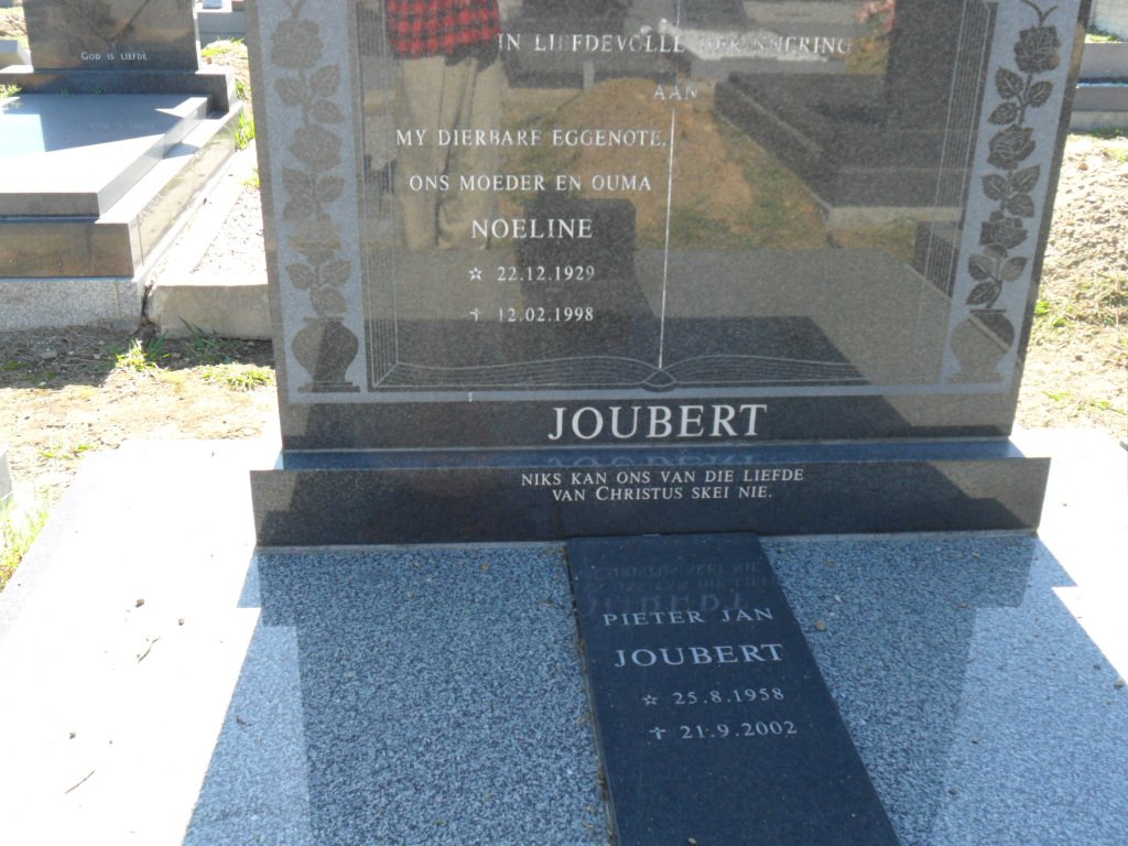 JOUBERT Noeline 1929-1998 :: JOUBERT Pieter Jan 1958-2002