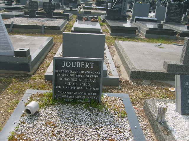 JOUBERT Johannes Nicolaas Rudolf 1945-1989