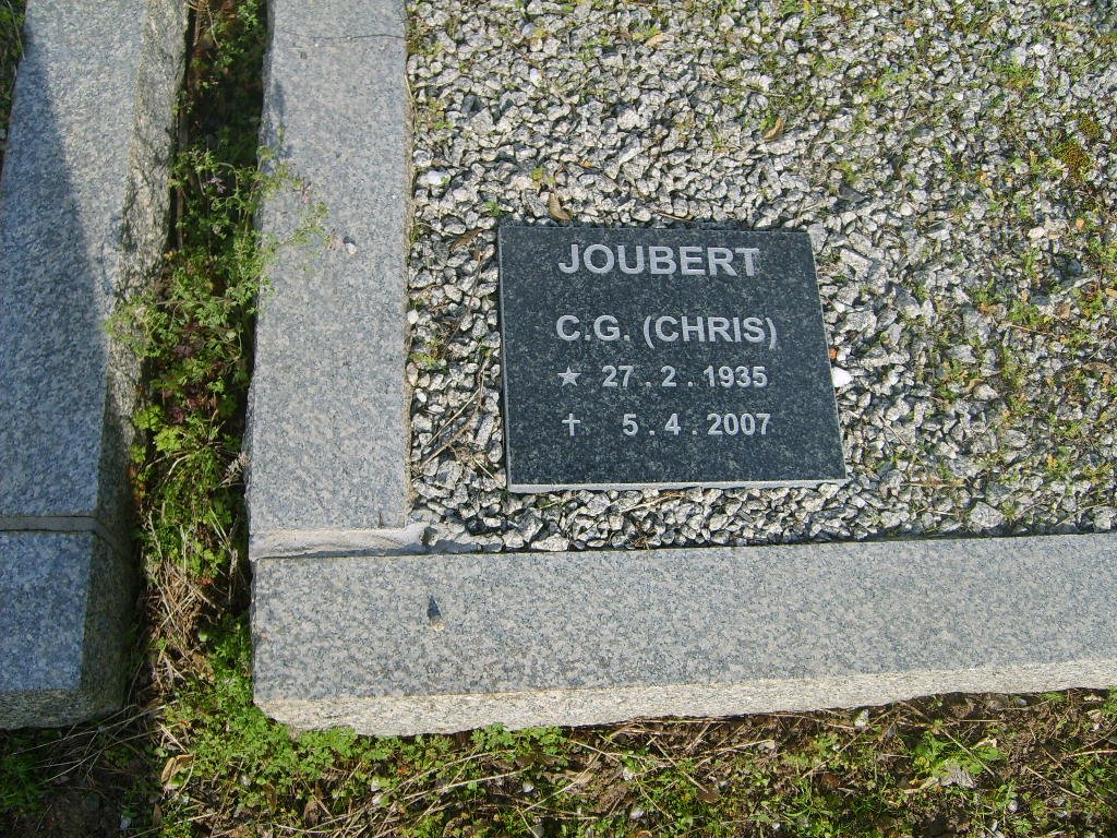 JOUBERT C.G. 1935-2007
