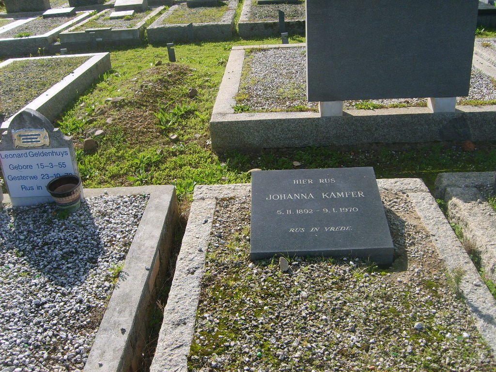 KAMFER Johanna 1892-1970