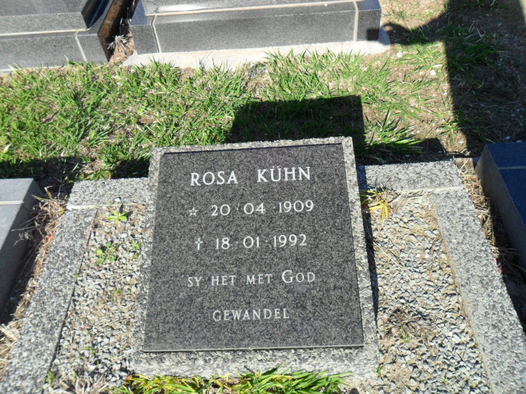 KÜHN Rosa 1909-1992