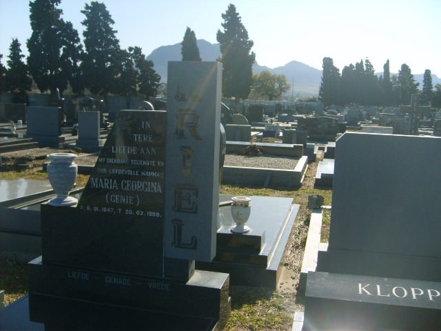 KRIEL Maria Georgina 1947-1989