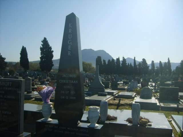 KRUGER Jacobus Chrstiaan 1951-1988